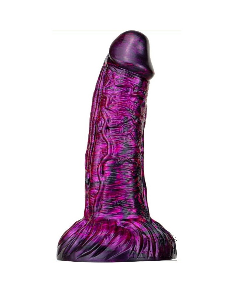 Gode Fantasy Gentax 16 x 5cm Violet-Noir pas cher