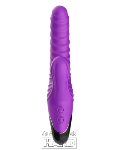 Vibro Rabbit Eternity 22cm Violet pas cher