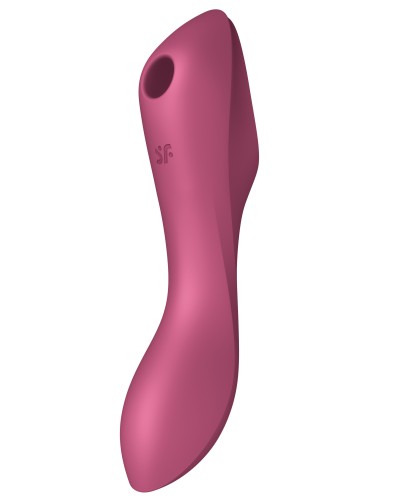 Stimulateur de clitoris Curvy Trinity 3 Satisfyer Rose pas cher