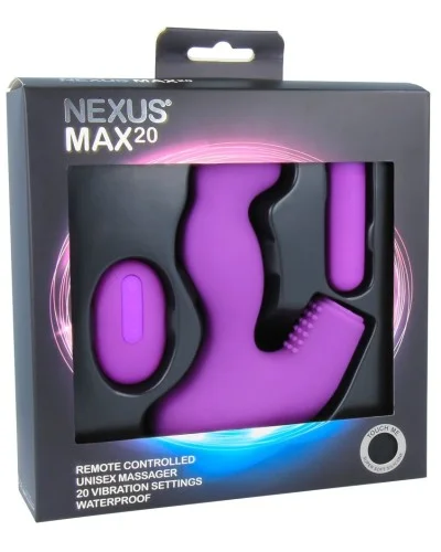 Stimulateur de prostate vibrant Max 20 Nexus 10 x 4cm Violet pas cher