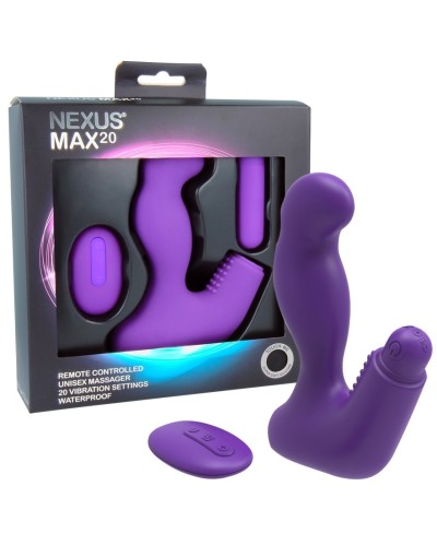 Stimulateur de prostate vibrant Max 20 Nexus 10 x 4cm Violet pas cher