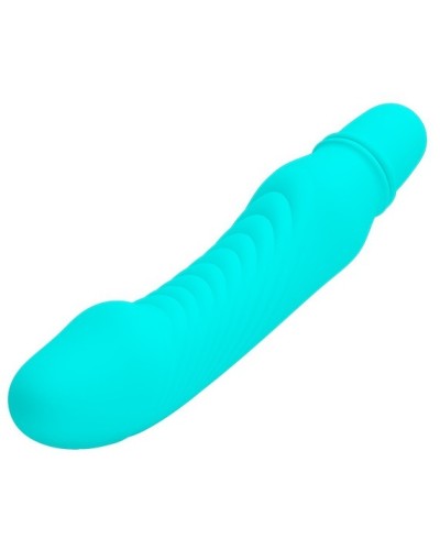 Vibromasseur Stev Pretty Love 11 x 2.8 cm Bleu pas cher