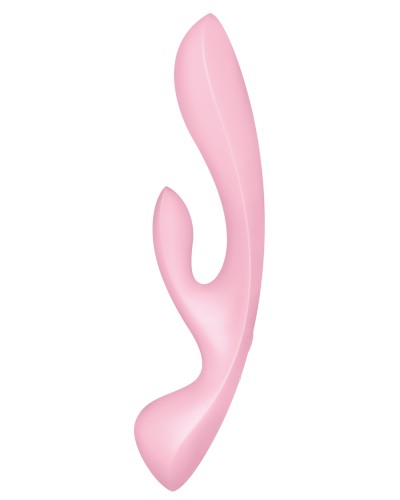 Vibro Rabbit Triple Oh Satisfyer 24cm pas cher