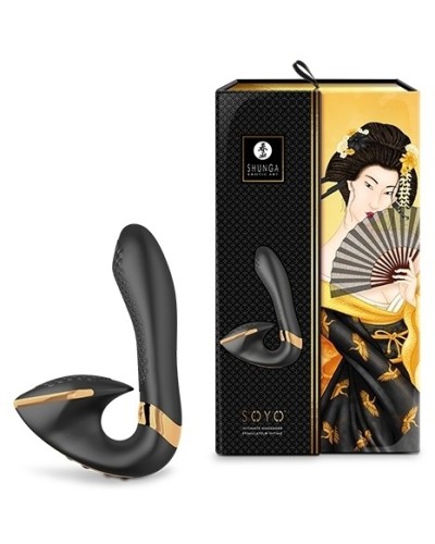 Stimulateur intime Shunga Soyo Noir pas cher