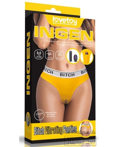 Thong avec vibro Vibe Panties S pas cher