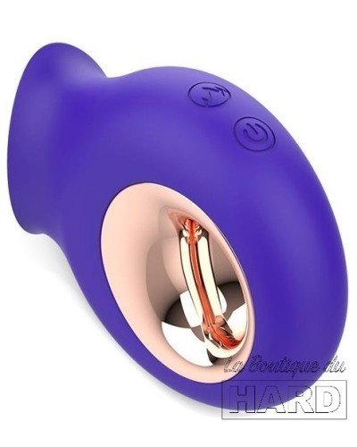 Stimulateur vibrant Licking Tongue Violet  pas cher