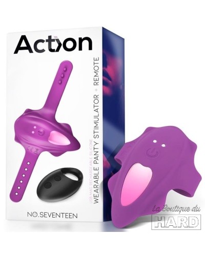 Stimulateur de clitoris Panty Violet  pas cher