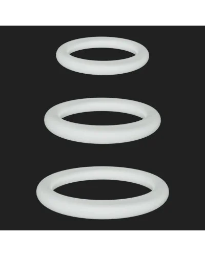 Lot de 3 Cockrings phosphorescents Lumiring  pas cher