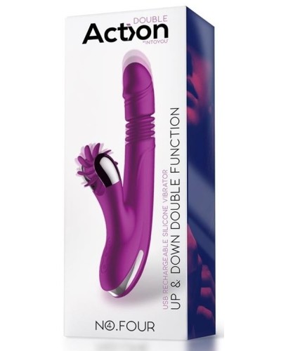 Vibro Rabbit Up & Down 10 x 3.5cm Violet