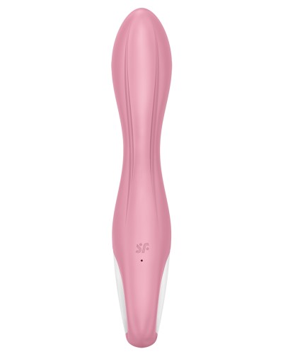 Vibro gonflable Air Pump Vibrator 2 Satisfyer 12 x 3.5cm Rose