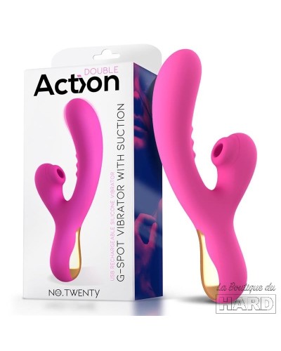 Vibro Rabbit G-Spot Vibrator Action 12 x 3.8cm Rose