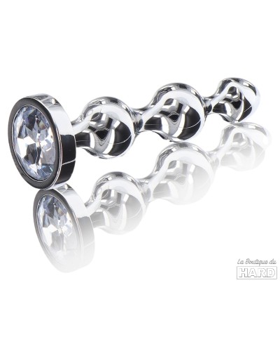 Plug Bijou Diamond Star Beads L 12 x 2.9cm