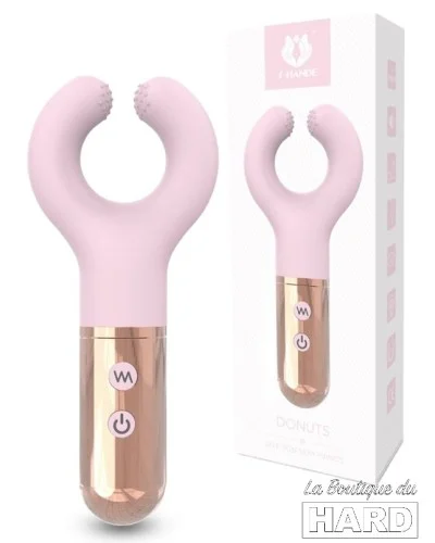 Stimulateur de clitoris Donuts 15cm Rose