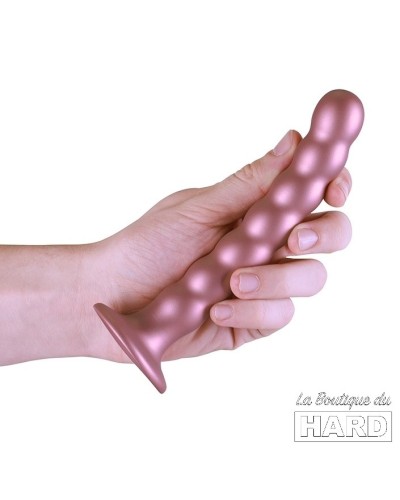 Plug Beaded G-Spot M 16.5 x 2.5cm Rose