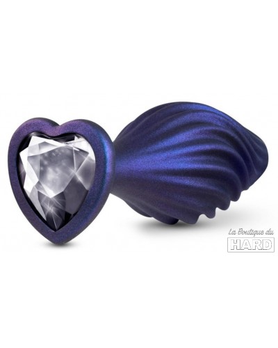 Plug Bijou Anal Silicone Swirling Bling 10 x 3.5cm