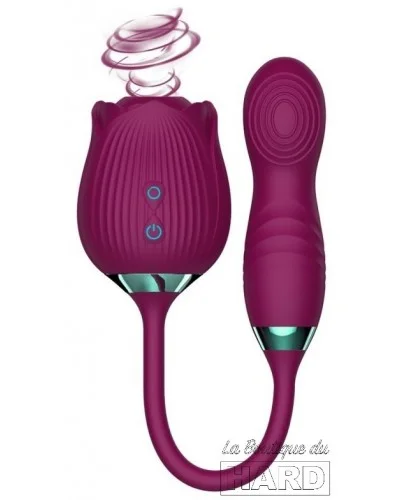 Stimulateur de clitoris et Point G Rose Suck 11 x 3cm Violet sur la Boutique du Hard