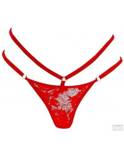 Stimulateur de clitoris avec culotte dentelle Divine Panty Rouge sur la Boutique du Hard