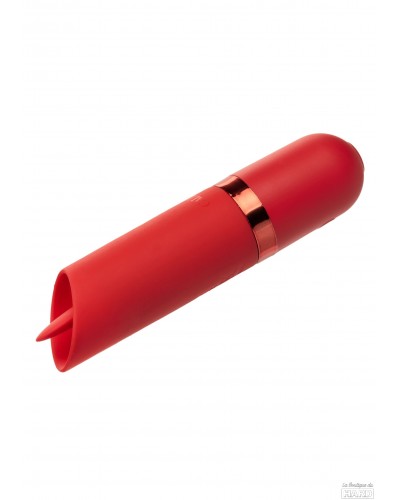 Stimulateur de clitoris avec langue Kyst Flicker Rouge sur la Boutique du Hard