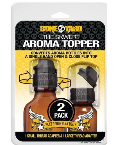 Bouchons pour Aroma Popper Topper x2 sur la Boutique du Hard