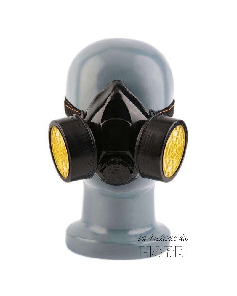 Masque Respirateur Double Duo Breath Noir sur la Boutique du Hard