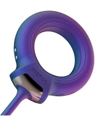 Cockring + Plug vibrant Eclipse Hueman 6.5 x 3cm - Diamètre 45mm sur la Boutique du Hard