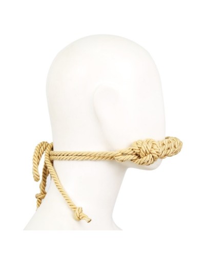 Bâillon Cordage Hemp Gag 12cm sur la Boutique du Hard