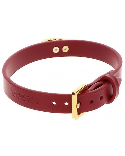 Collier O-Ring Taboom Rouge sur la Boutique du Hard