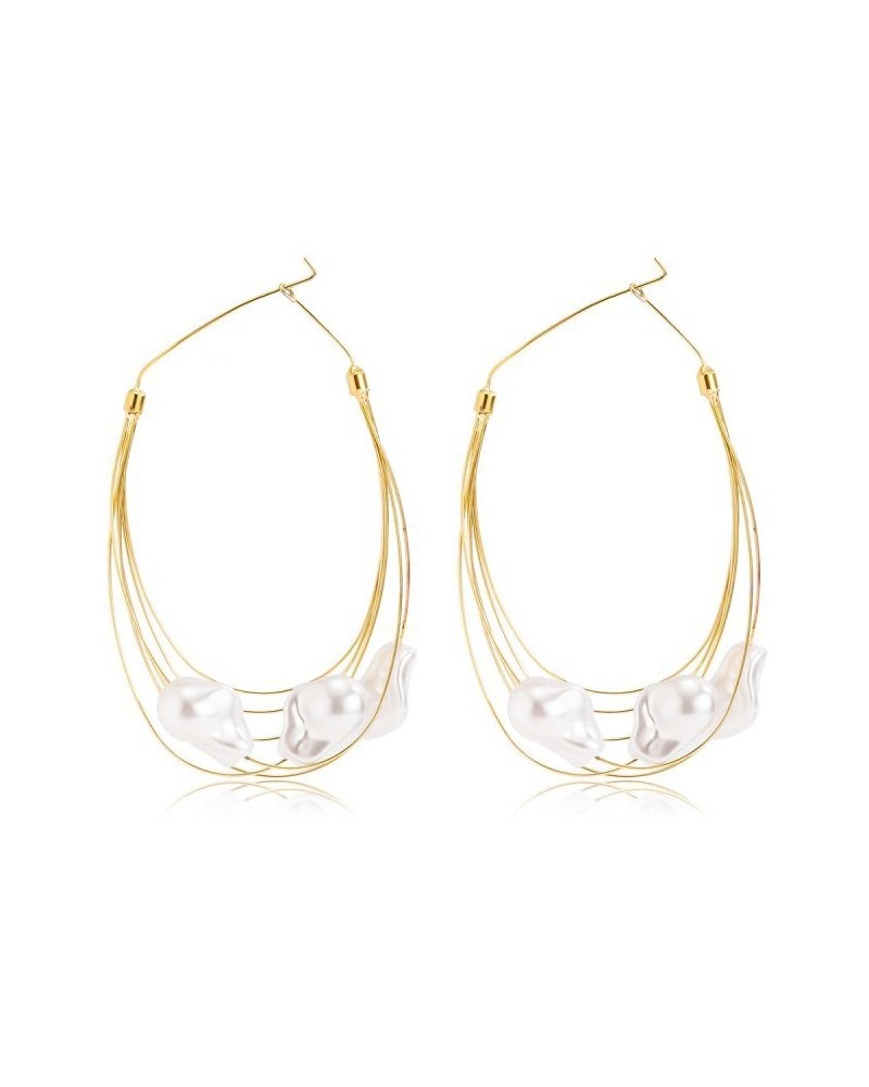 Boucles d'oreille Gold Ear 10cm sur la Boutique du Hard