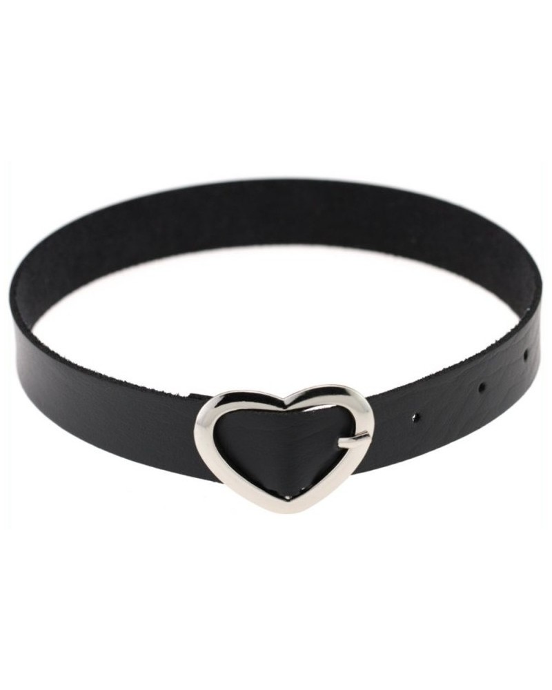 Ras de cou Heart Attach Noir sur la Boutique du Hard