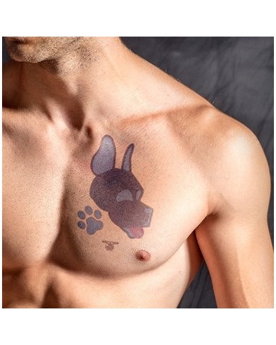 Tatouage éphémère PUPPY 10 x 15cm sur la Boutique du Hard