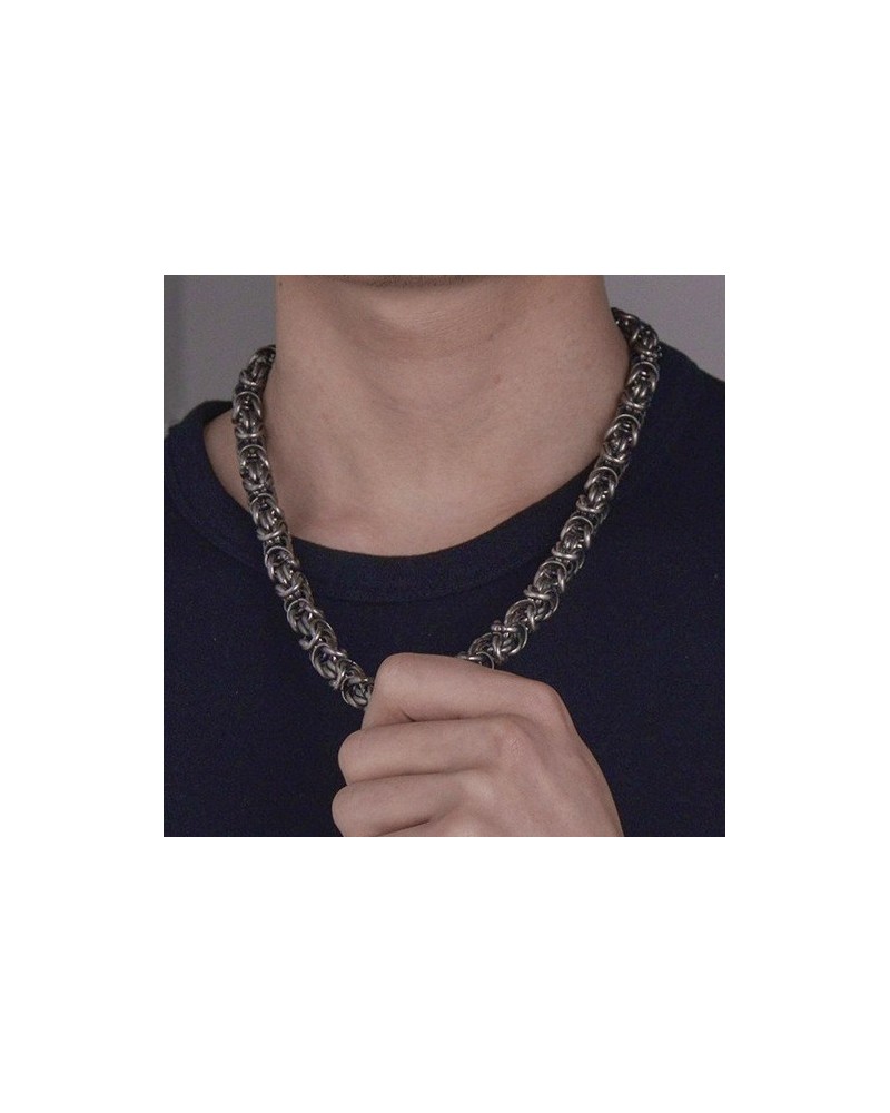 Collier en métal VINTAGE 60cm sur la Boutique du Hard