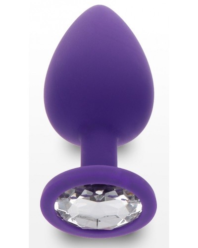 Plug Bijou Diamond Booty L 9 x 4cm Violet sur la Boutique du Hard