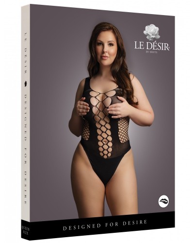 Body Grande Taille Freya - Noir sur la Boutique du Hard