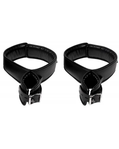 Attaches Poignets et Cuisses Wrist Cuffs Noir sur la Boutique du Hard