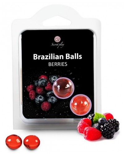 Boules de massage BRAZILIAN BALLS Fruits des bois sur la Boutique du Hard