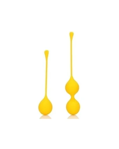 Boules de Kegel en silicone Balls Training Jaunes sur la Boutique du Hard