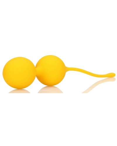 Boules de Kegel en silicone Balls Training Jaunes sur la Boutique du Hard