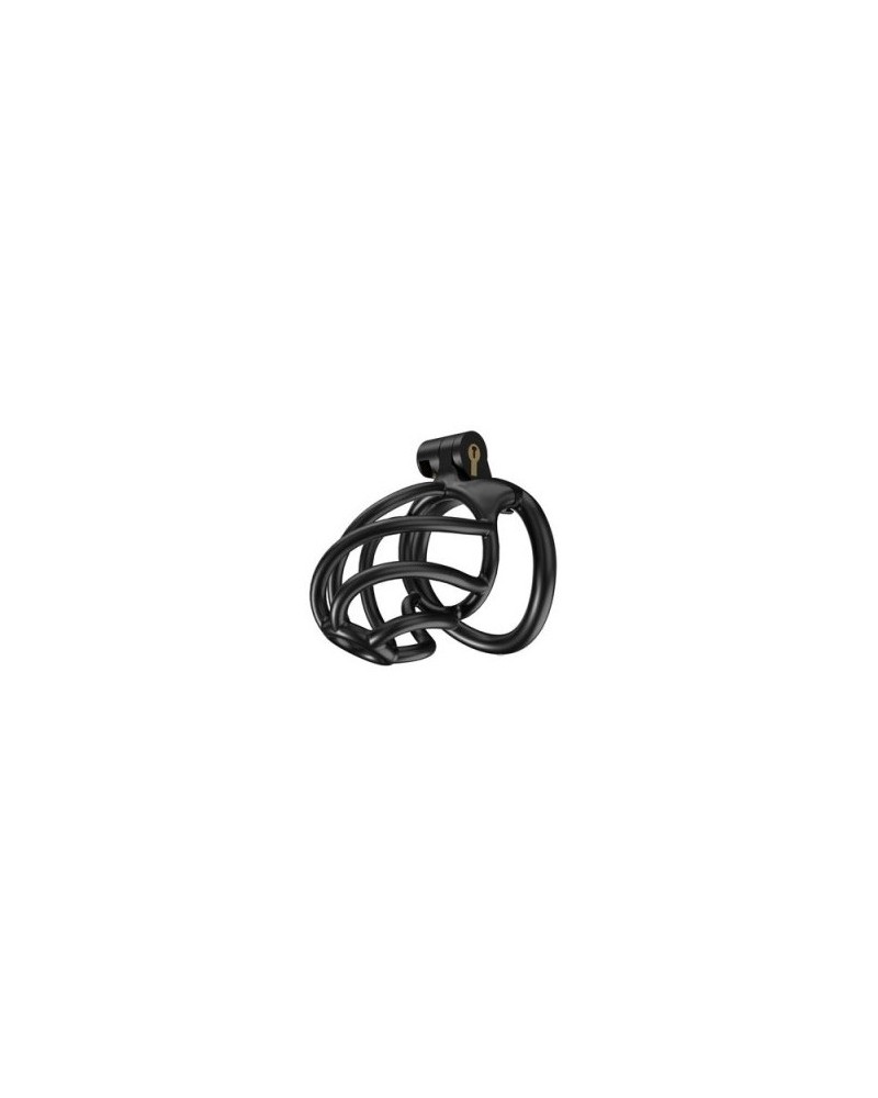 Cage de chasteté Tortille M 7 x 3.4 cm Noire sur la Boutique du Hard