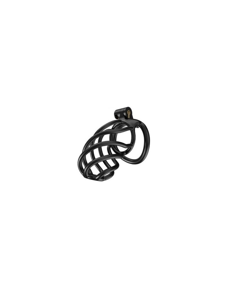 Cage de chasteté Tortille L 9.5 x 3.4 cm Noire sur la Boutique du Hard