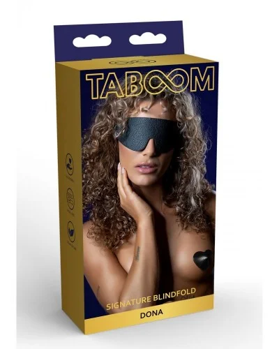 Masque Sm Signature Taboom Noir sur la Boutique du Hard