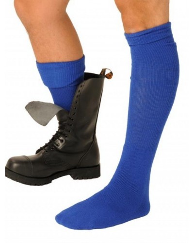 Chaussettes Boot Bleues sur la Boutique du Hard