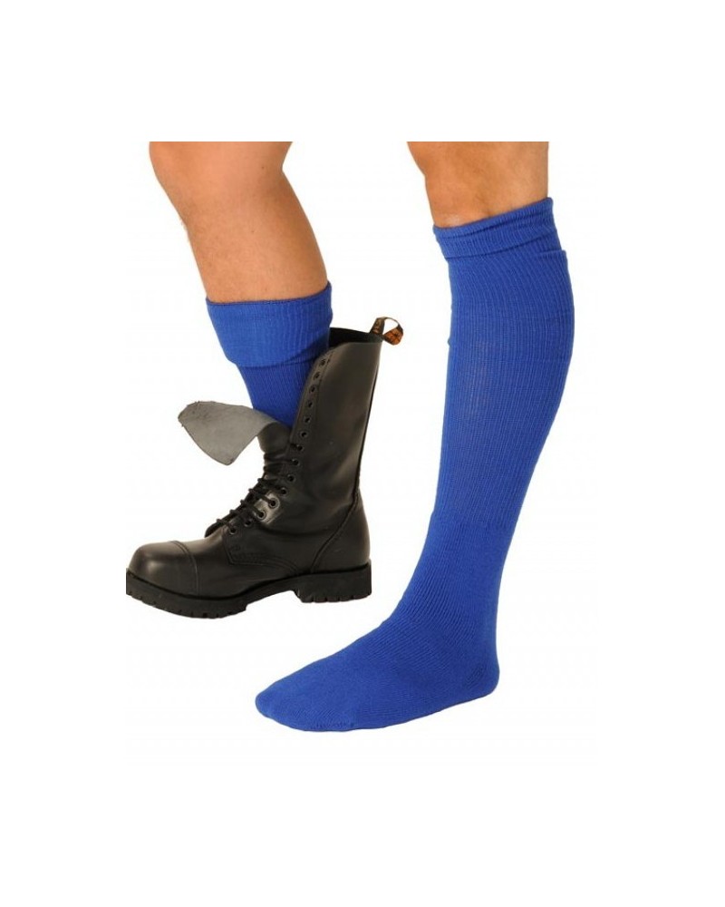 Chaussettes Boot Bleues sur la Boutique du Hard