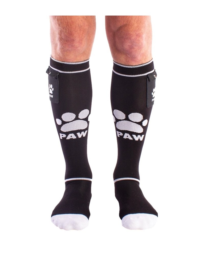 Chaussettes PUPPY Brutus Noir-Blanc sur la Boutique du Hard