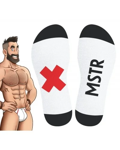 Chaussettes blanches Mstr SneakXX sur la Boutique du Hard