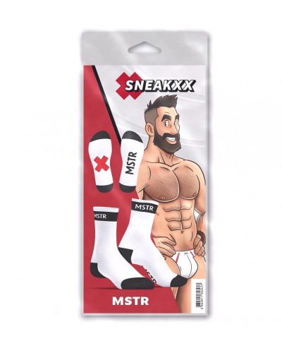 Chaussettes blanches Mstr SneakXX sur la Boutique du Hard