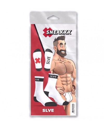 Chaussettes blanches Slve SneakXX sur la Boutique du Hard