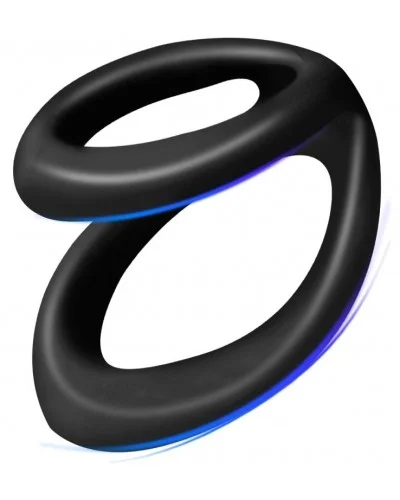 Double Cockring Uplift 40mm Noir sur la Boutique du Hard