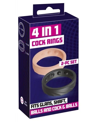 2 Mini anneaux péniens Fit Rings 33mm sur la Boutique du Hard