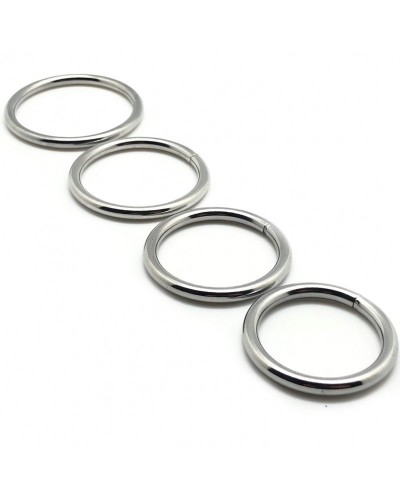 Lot de 4 cockrings en métal ROUND LIGHT | Diamètre de 35 à 50mm sur la Boutique du Hard