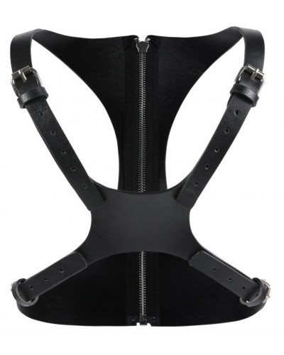 Corset SM Vinyle Noir sur la Boutique du Hard